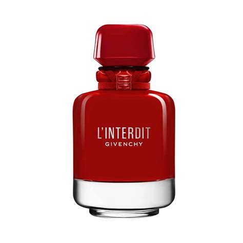 l'interdit givenchy rouge 100 ml|amende sens interdit givenchy.